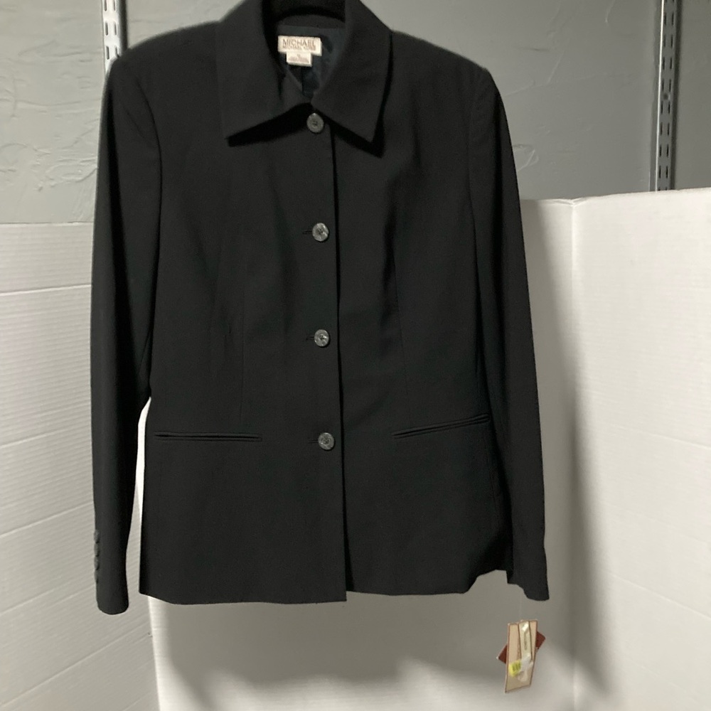 MICHAEL Michael Kors Black Blazer Tailored Suit Jacket